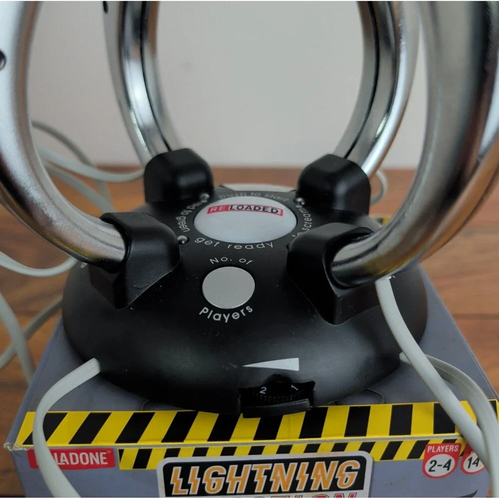 Paladone Lightning Reaction Reloaded Electric Shock Reaction Party Game 4 Player
